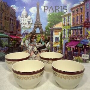 James Green & Nephew London Vintage Imperial Porcelain Wedgewood Bowl (4 pieces)